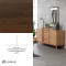 Комод unique furniture, rivoli, 3 секции, 155х45х80 см